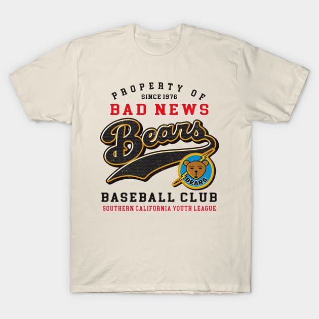 Property of Bad News Bears Baseball Club T-Shirt by Alema Art